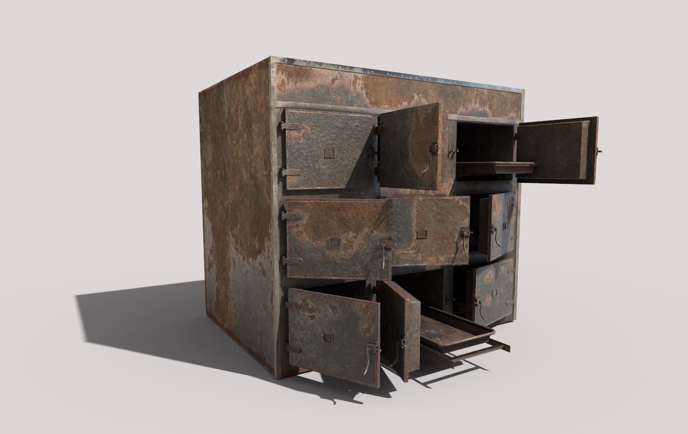Worn Morgue 3D model_2