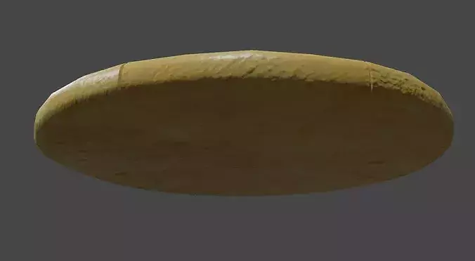 Pizza - Food Low-poly 3D model 4