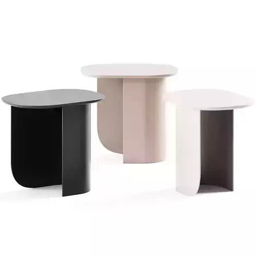 Plateau side table sand 3D model