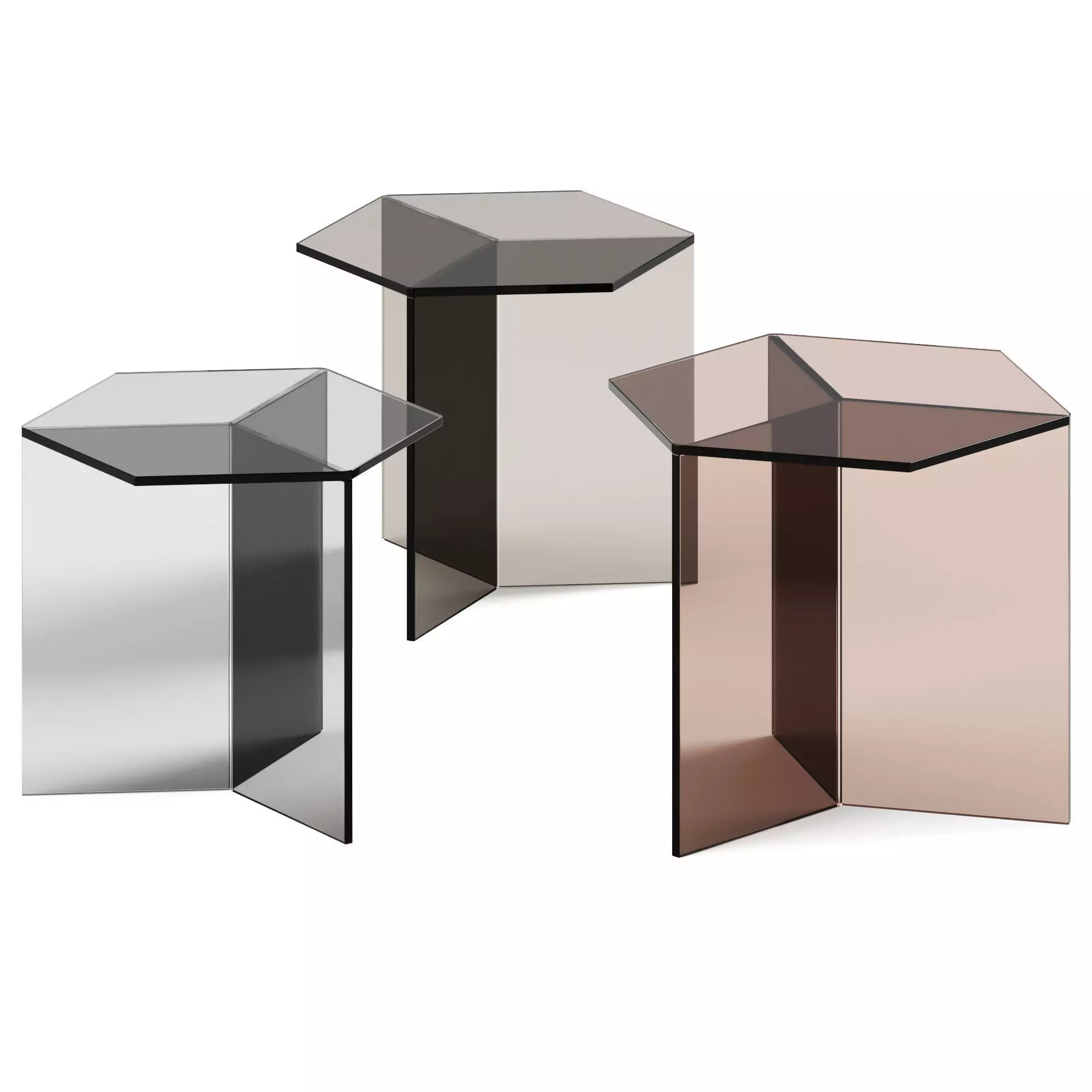 Isom Tall Multicolor Side Table 3D model_0