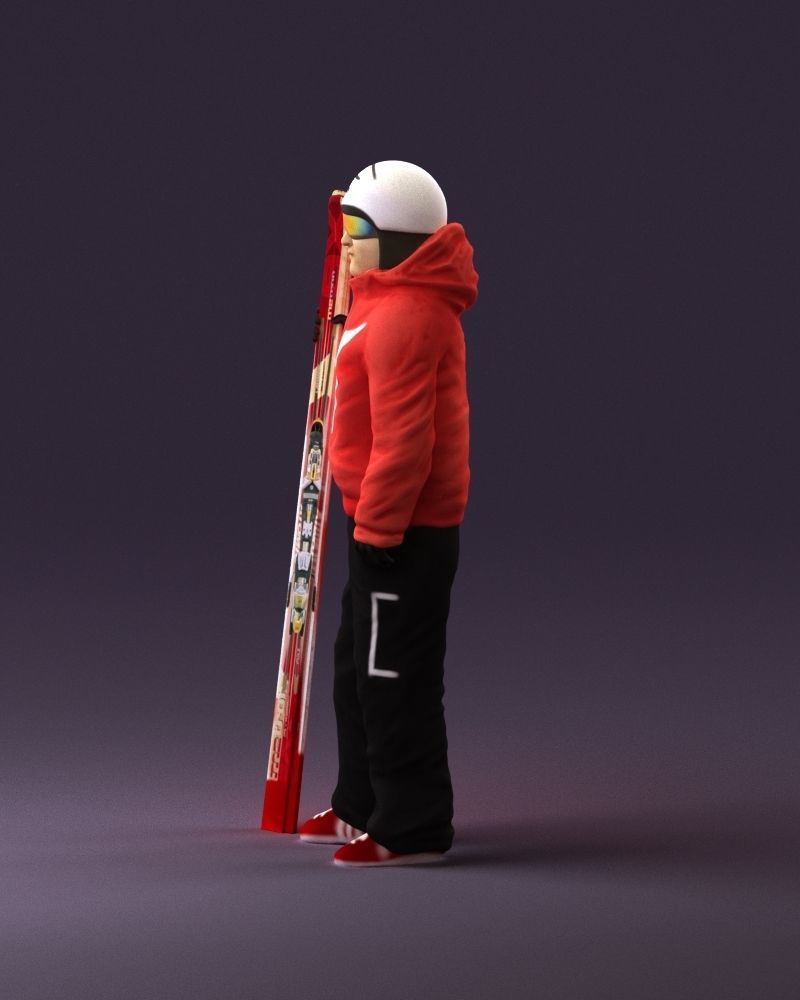 man in ski suit with ski 1099 3D Print Ready 3D print model_20