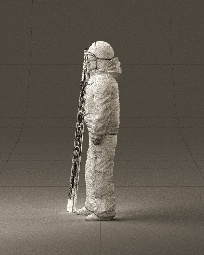 man in ski suit with ski 1099 3D Print Ready 3D print model_32
