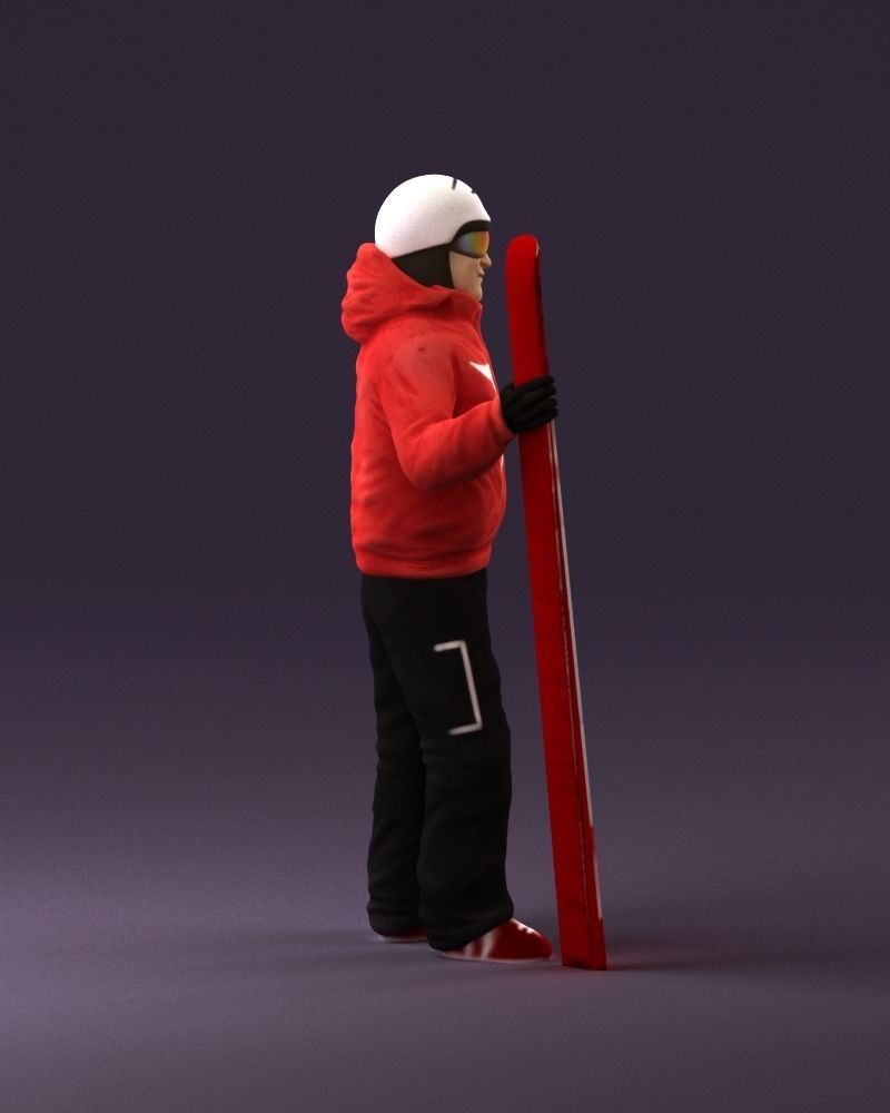 man in ski suit with ski 1099 3D Print Ready 3D print model_16