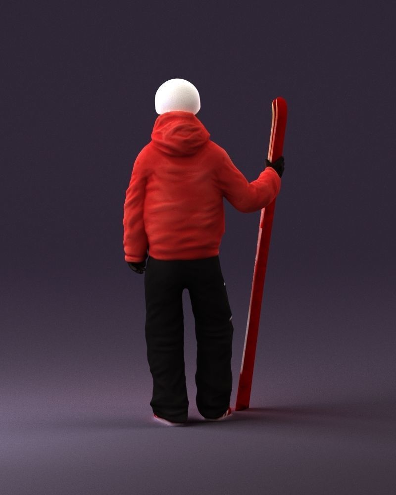 man in ski suit with ski 1099 3D Print Ready 3D print model_18