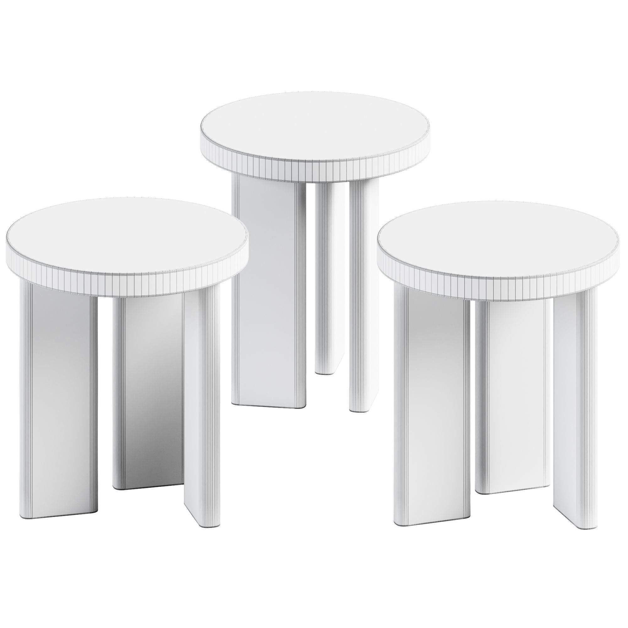 Odie Side Table Fomu design  3D model_1