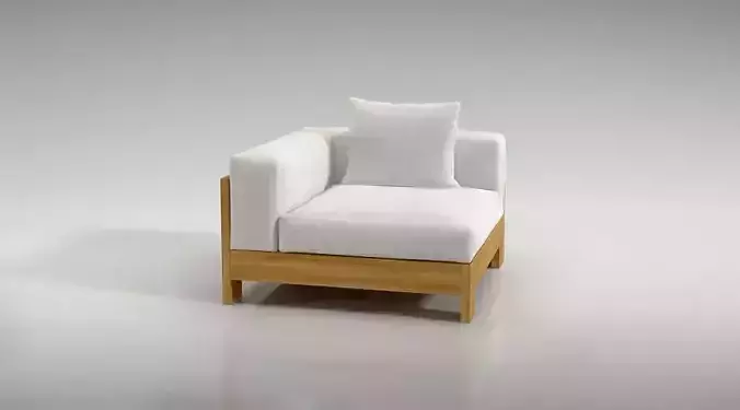 White Corner Couch