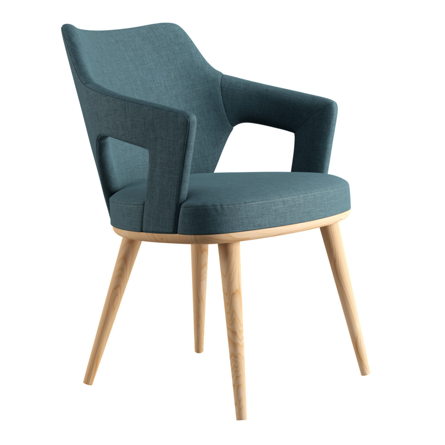 Porto Dining Chair 3D model_3