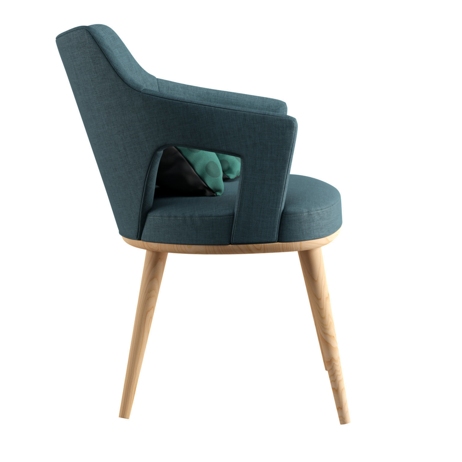 Porto Dining Chair 3D model_6