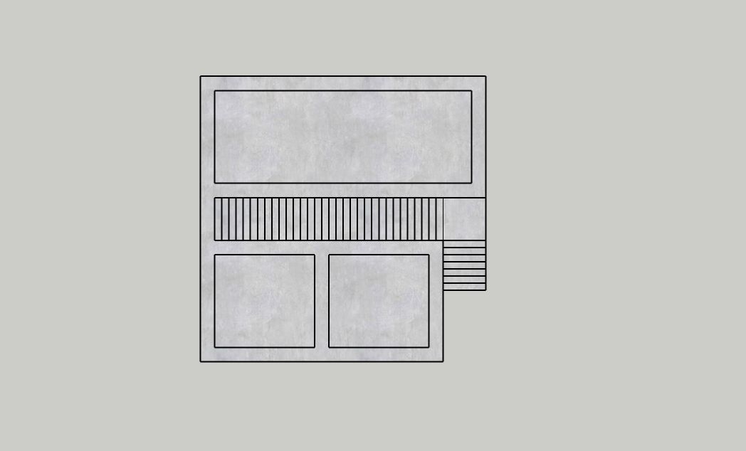 Mini Concrete Planter Box02 3D print model_4