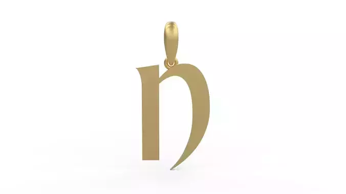 Initial Letters Pendant King Castle N