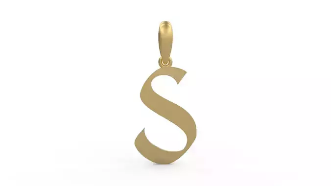 Initial Letters Pendant King Castle S