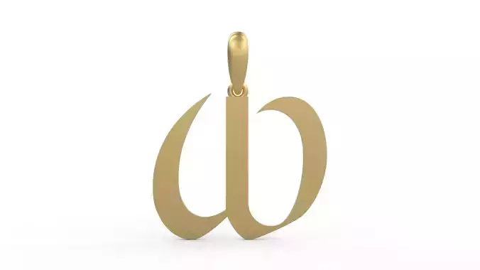 Initial Letters Pendant King Castle W