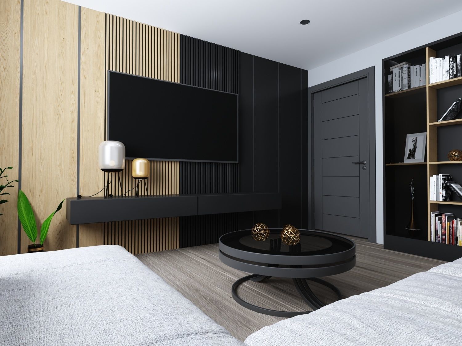 LIVING ROOM  3D model_1