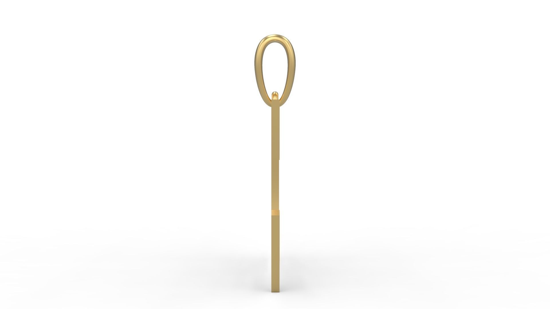 Initial Letters Pendant Jester Extended E 3D print model_2