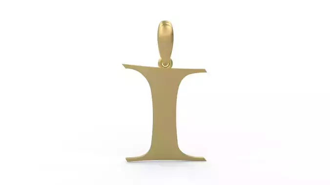 Initial Letters Pendant Jester Extended I 3D print model