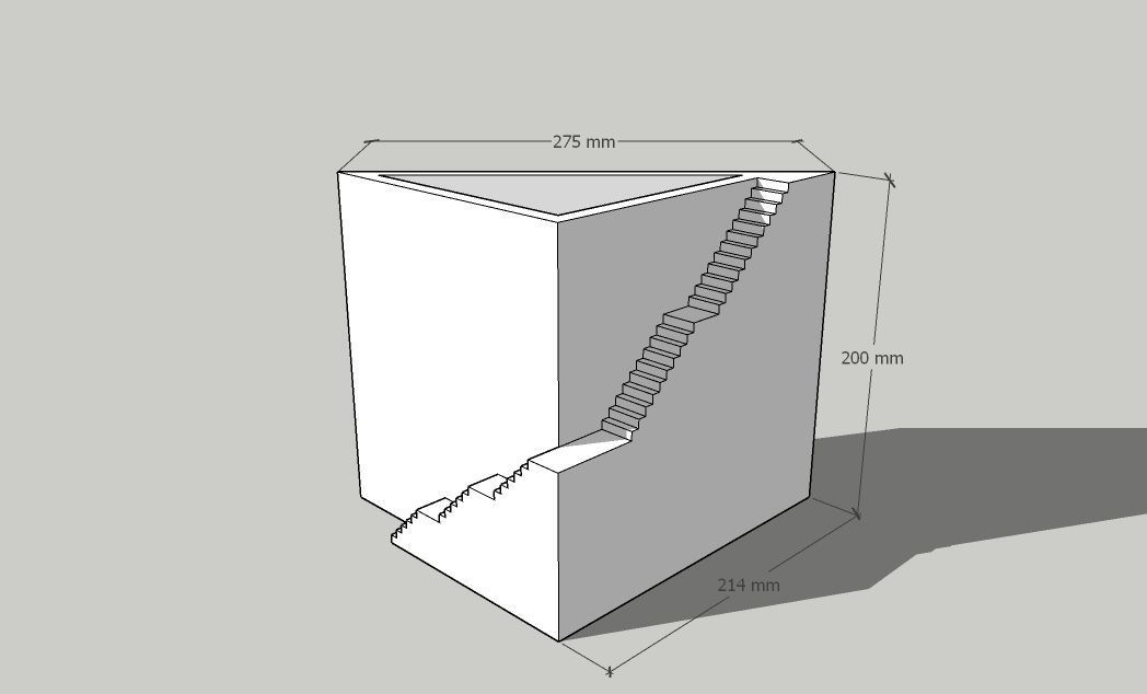 Mini Concrete Box04 3D print model_1