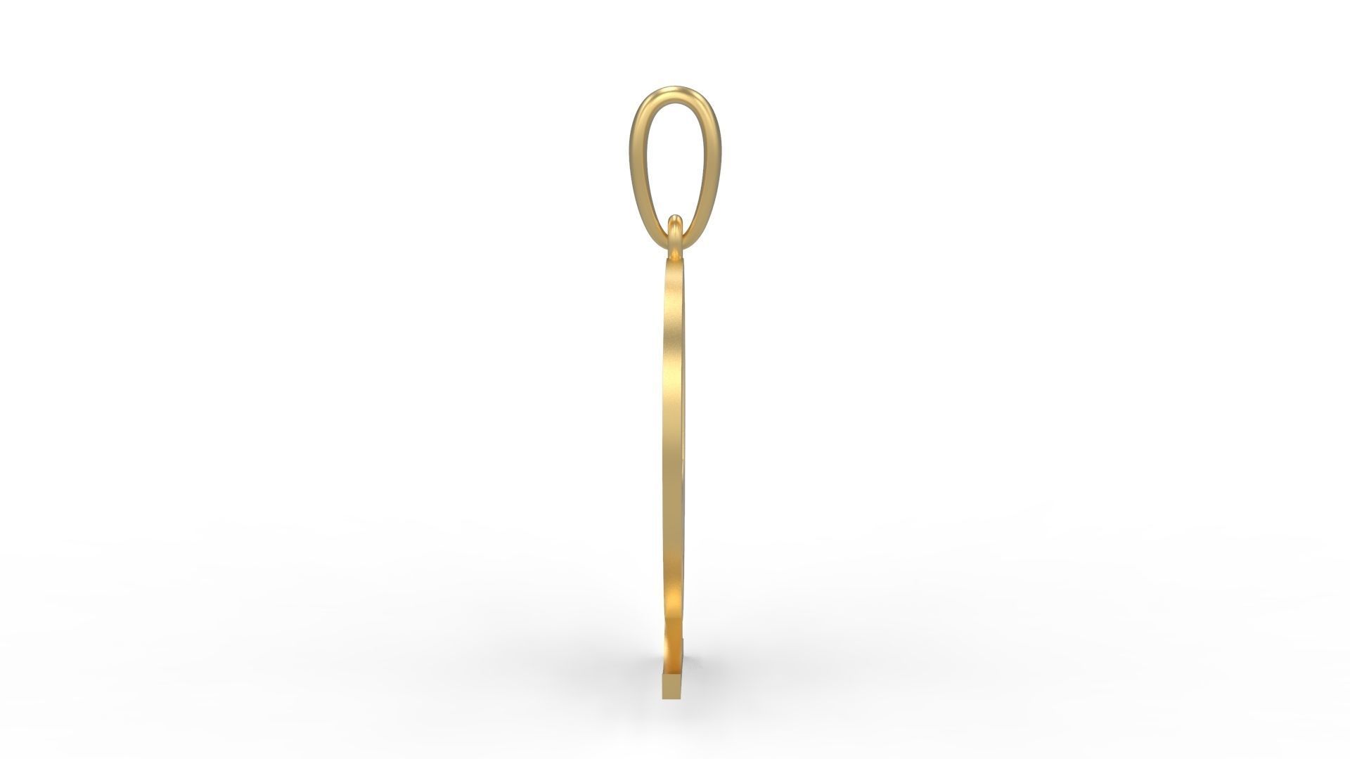 Initial Letters Pendant Jester Extended Q 3D print model_2