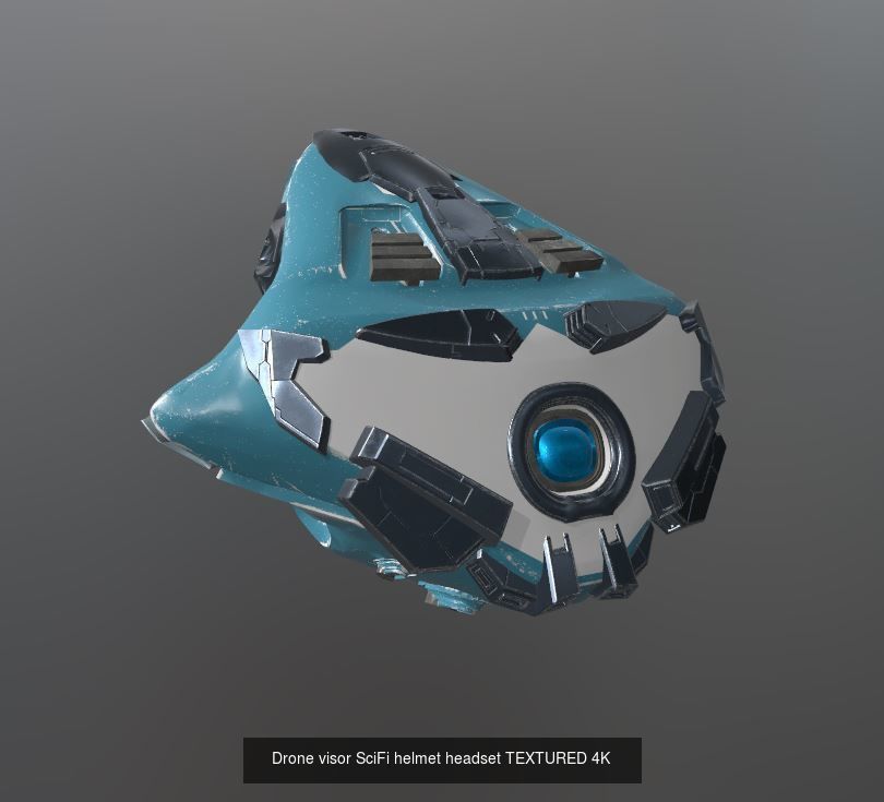 Sci-fi Kitbash - visor - tech - spaceship component - corridor 3D Model Collection_2