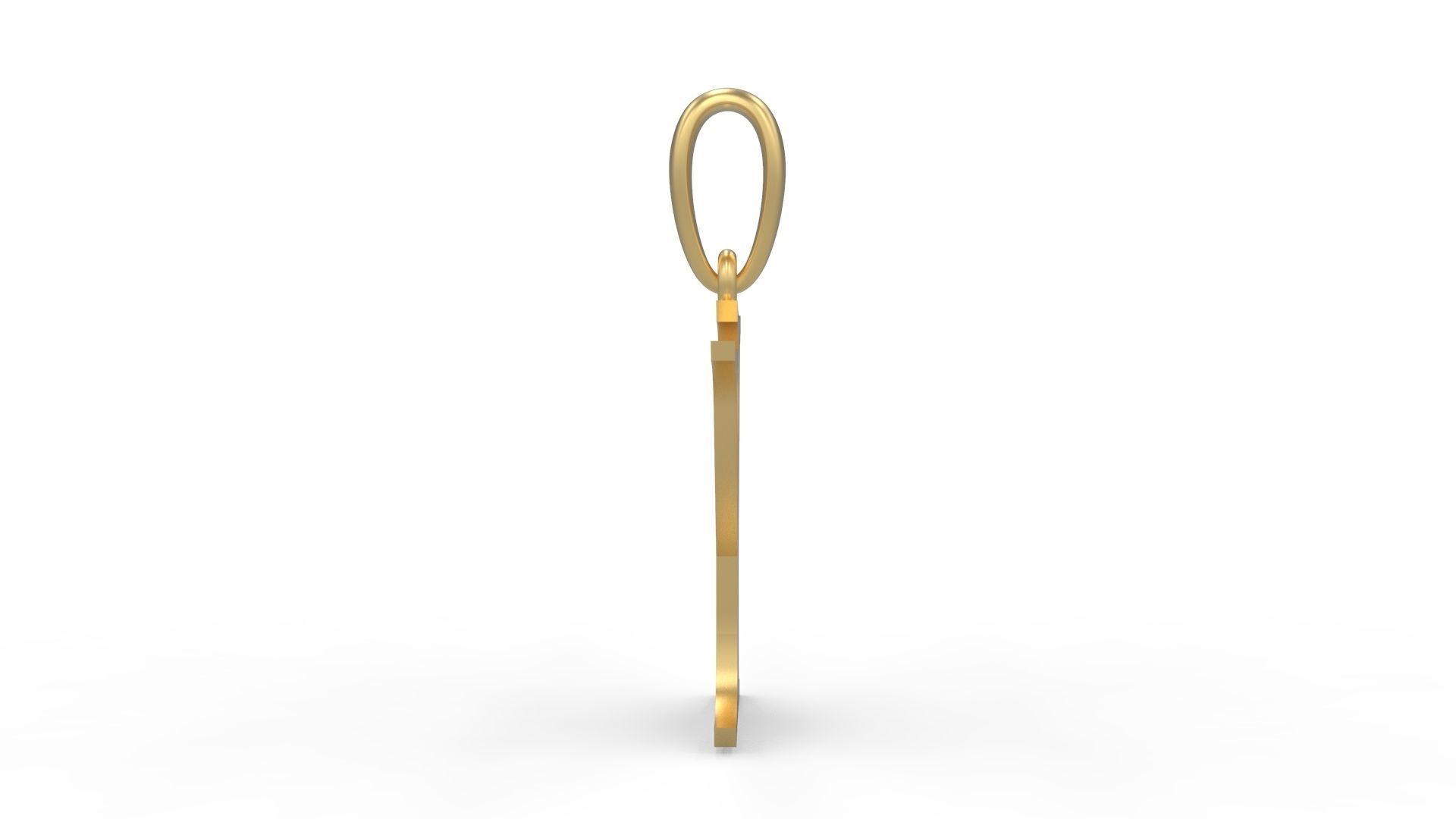 Initial Letters Pendant Jester Extended Y 3D print model_2