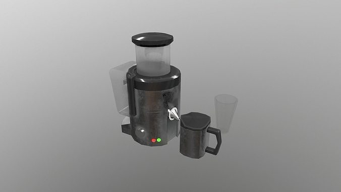 Low Poly Smoothie Blender Free low-poly 3D model