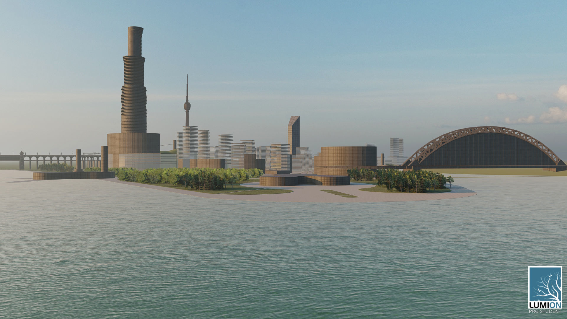 Wuhan Cityscape Masterplan 3D 3D model_3