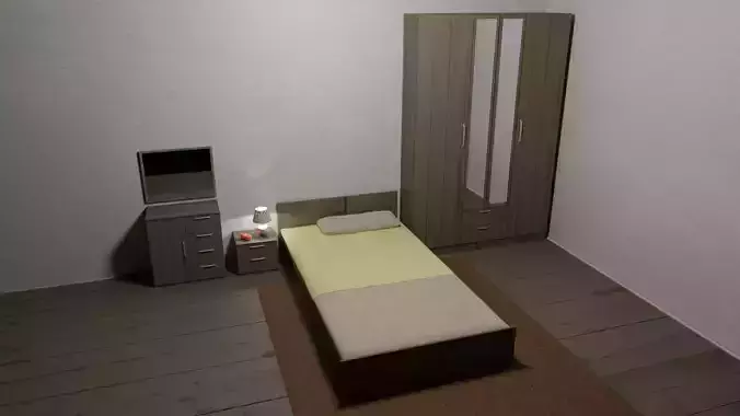 A room in a simple style