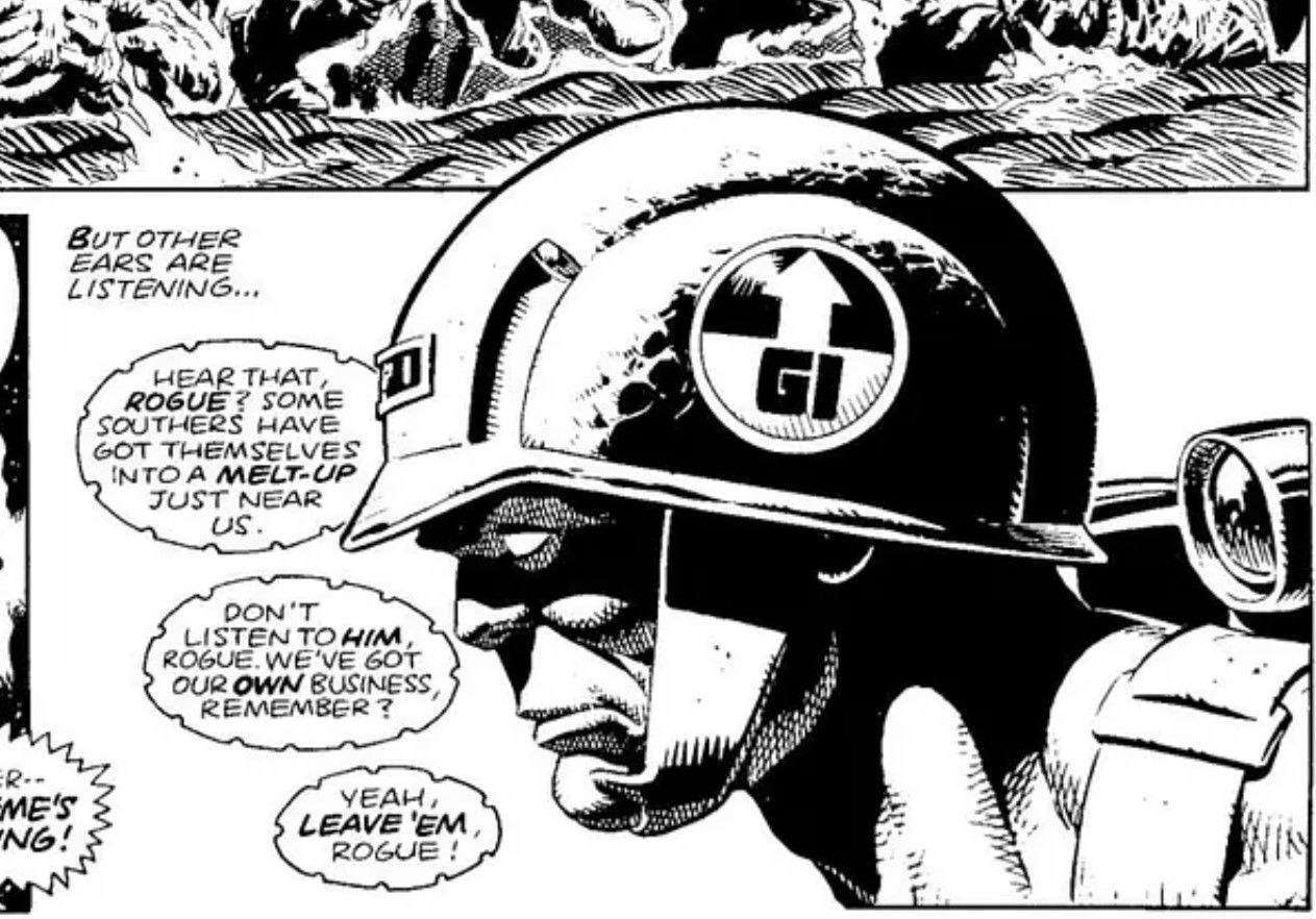 2000ad Rogue Trooper Helmet Helm and Bio Chip 3D print model_8