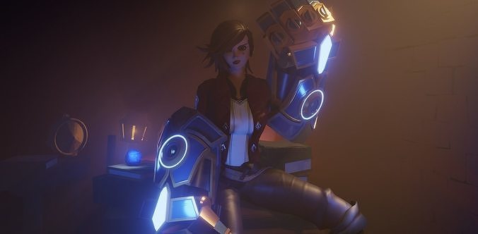 Arcane Vi Game-Ready Free Free low-poly 3D model