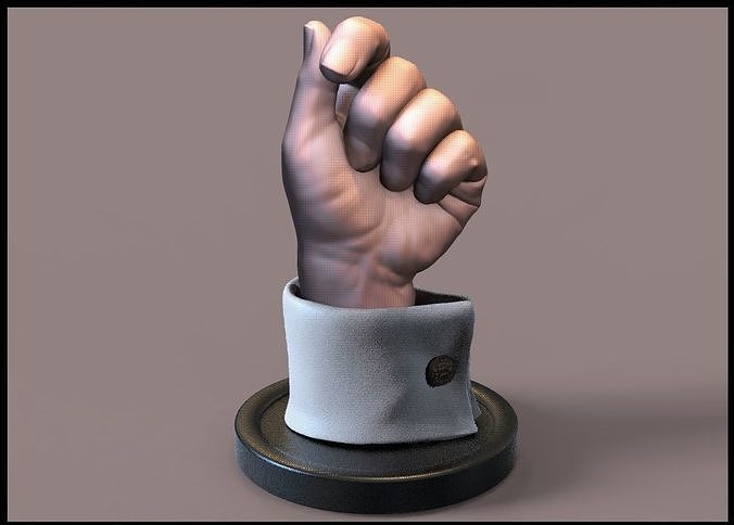 Hand  Business Cards Holder 3D print model