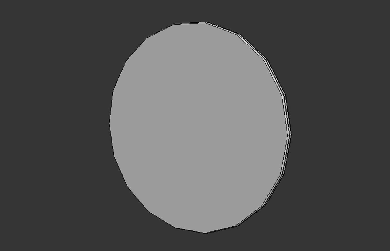 DOGE COIN Free low-poly 3D model_3