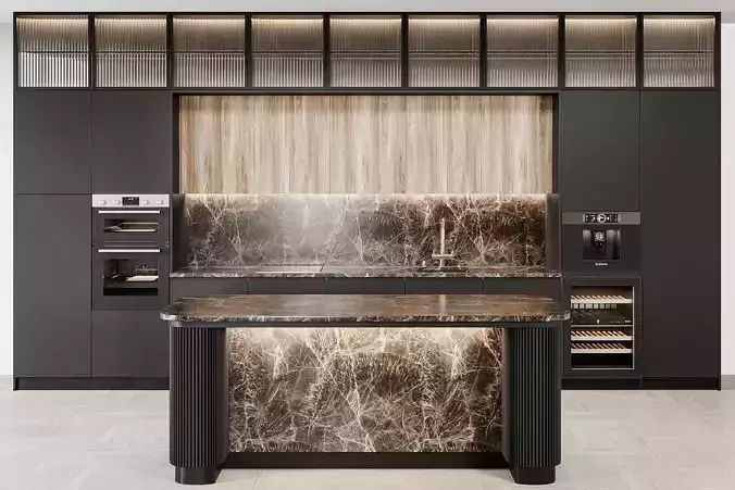 kitchen58 modern kitchen design with marble counter tops