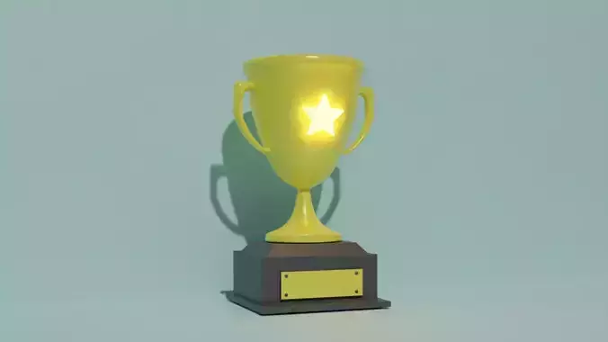 Trophee Trophy 3D model illustration for free Free 3D model