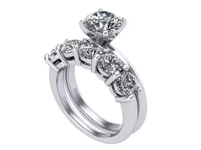 Diamond Wedding Set
