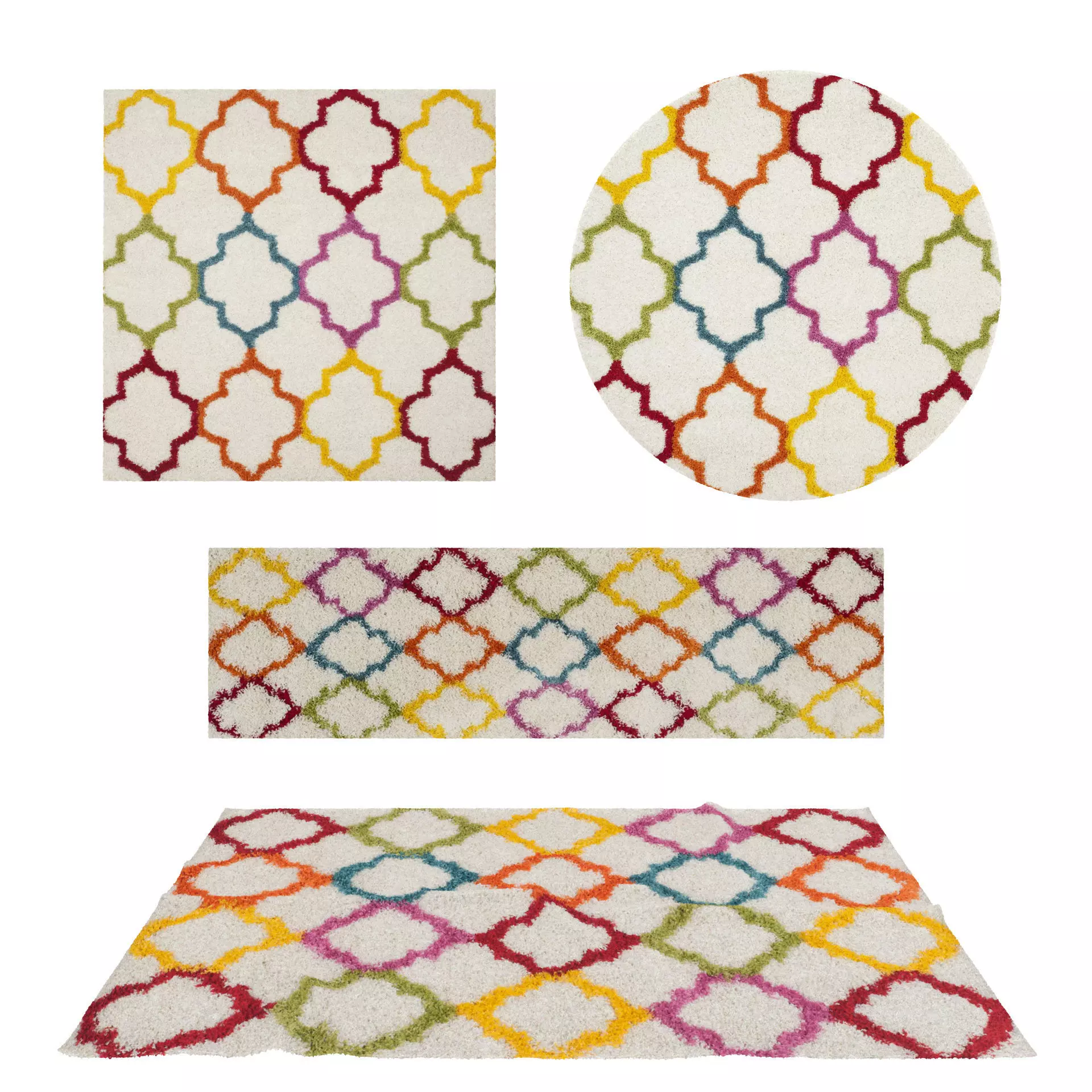 Rugs No 528 Low-poly 3D model_0