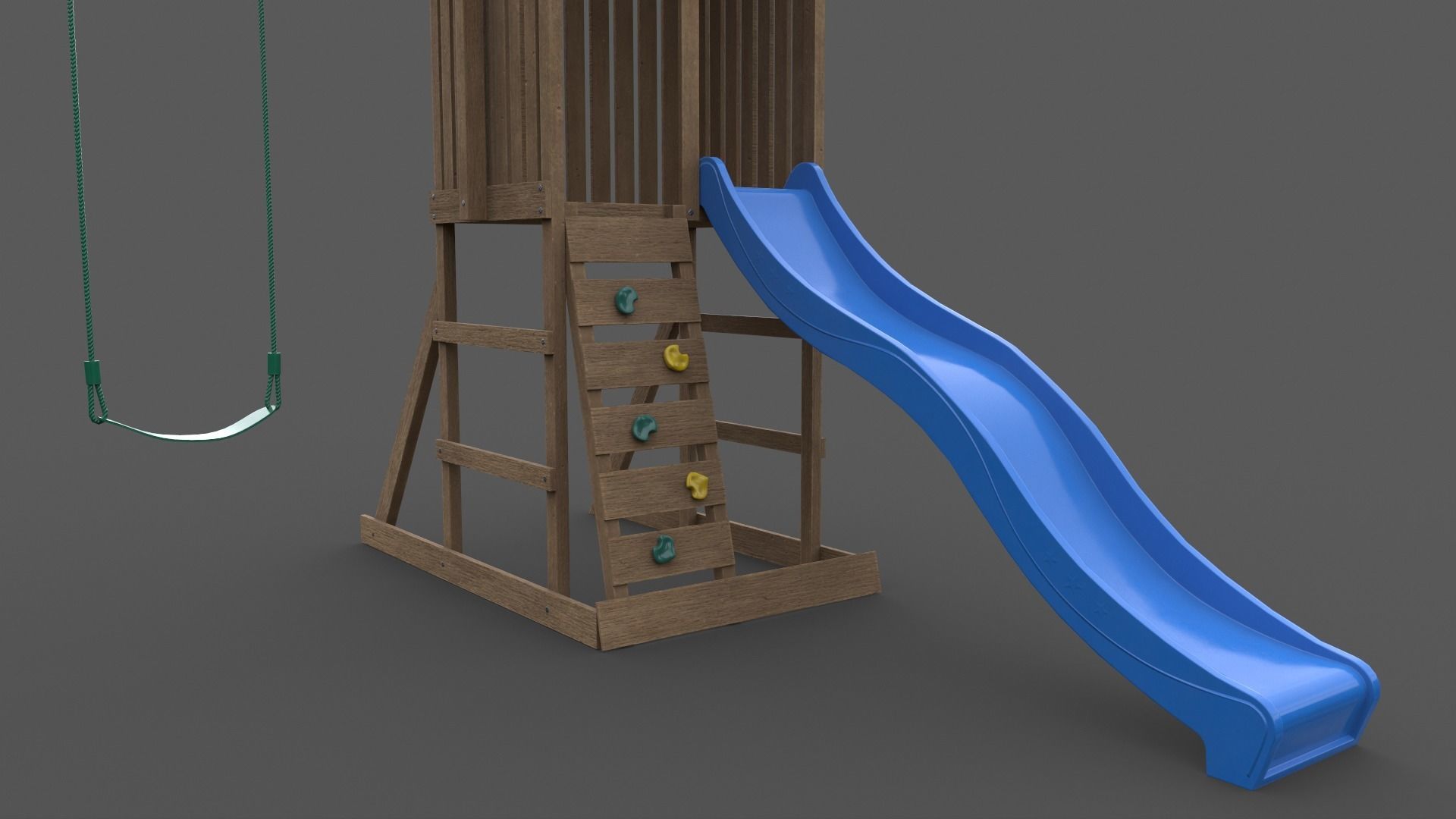 PBR Playground Jungle Gym 01 Low-poly 3D model_22