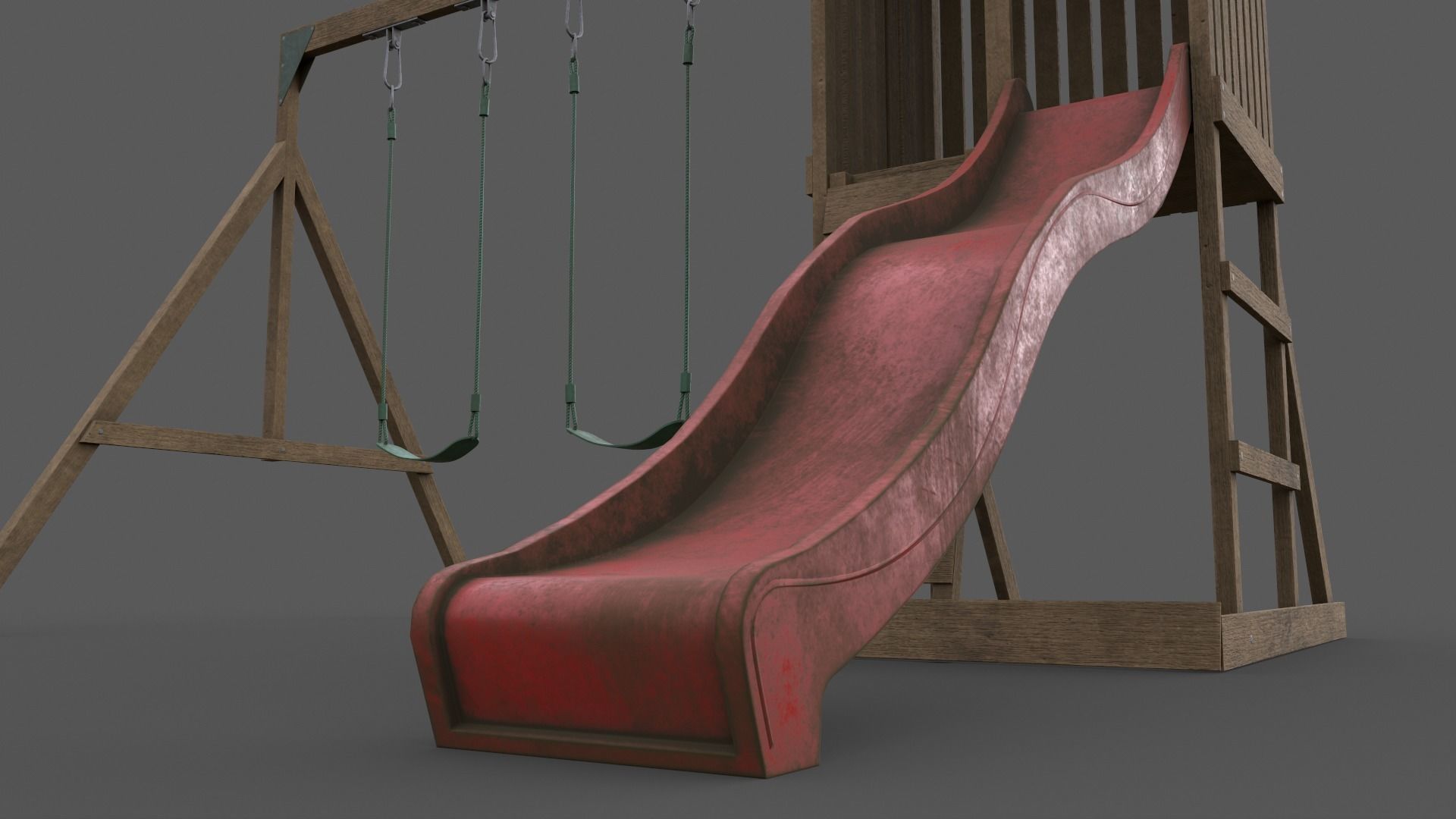 PBR Playground Jungle Gym 01 Low-poly 3D model_25