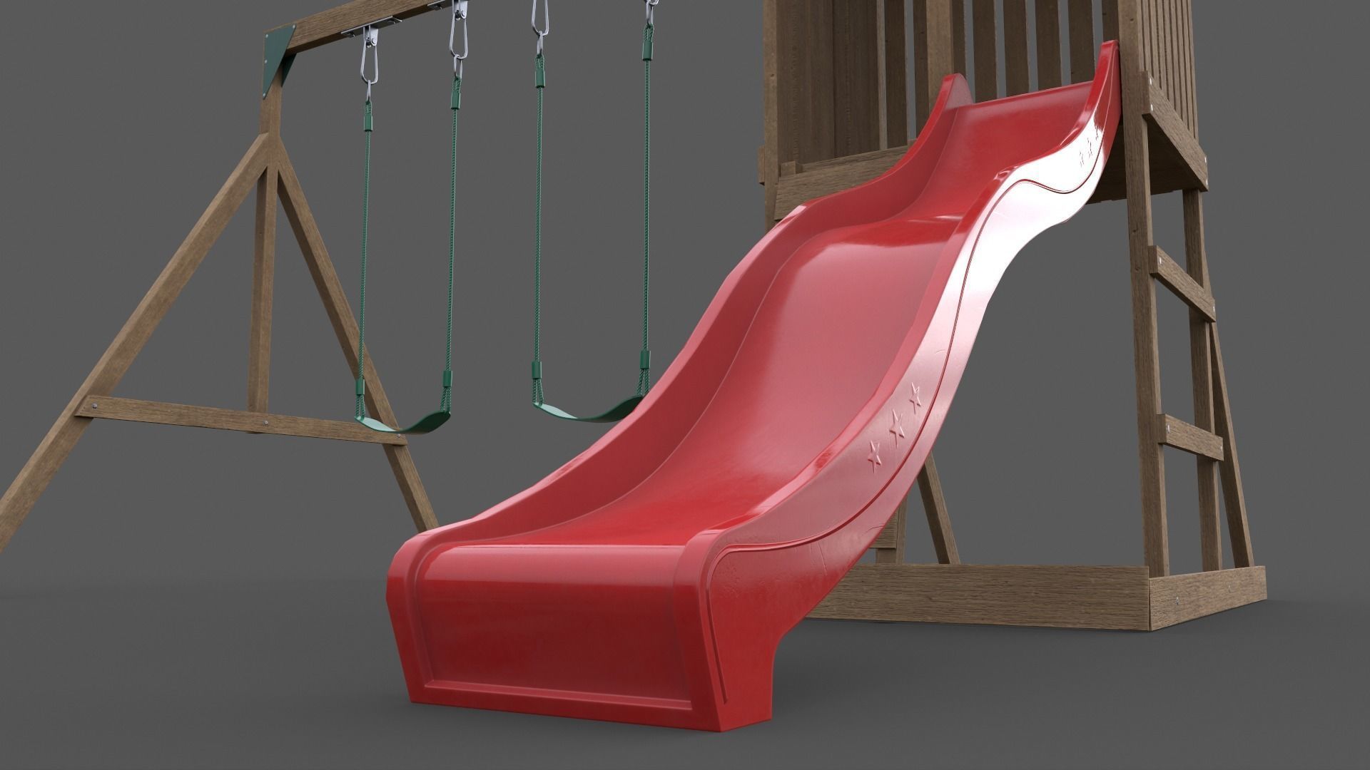 PBR Playground Jungle Gym 01 Low-poly 3D model_24