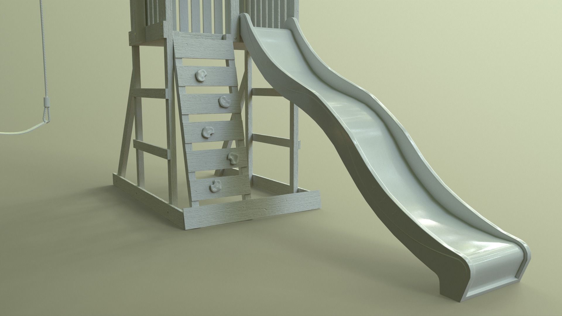 PBR Playground Jungle Gym 01 Low-poly 3D model_33
