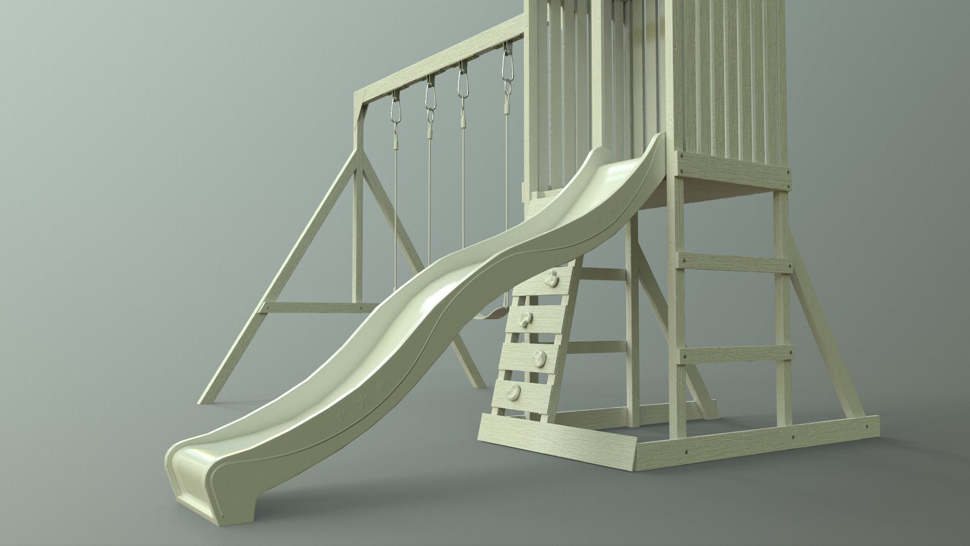 PBR Playground Jungle Gym 01 Low-poly 3D model_34