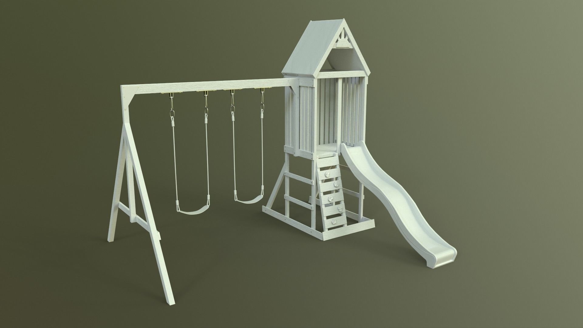 PBR Playground Jungle Gym 01 Low-poly 3D model_30