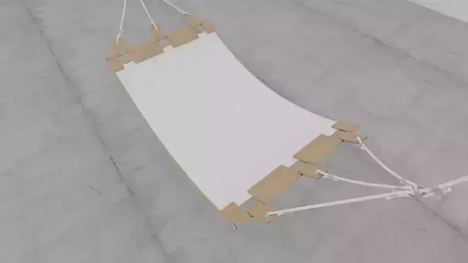 mrarq amaca doble para exterior Low-poly 3D model