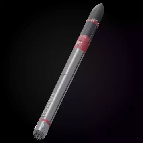 Rocket Lab Electron 3D model