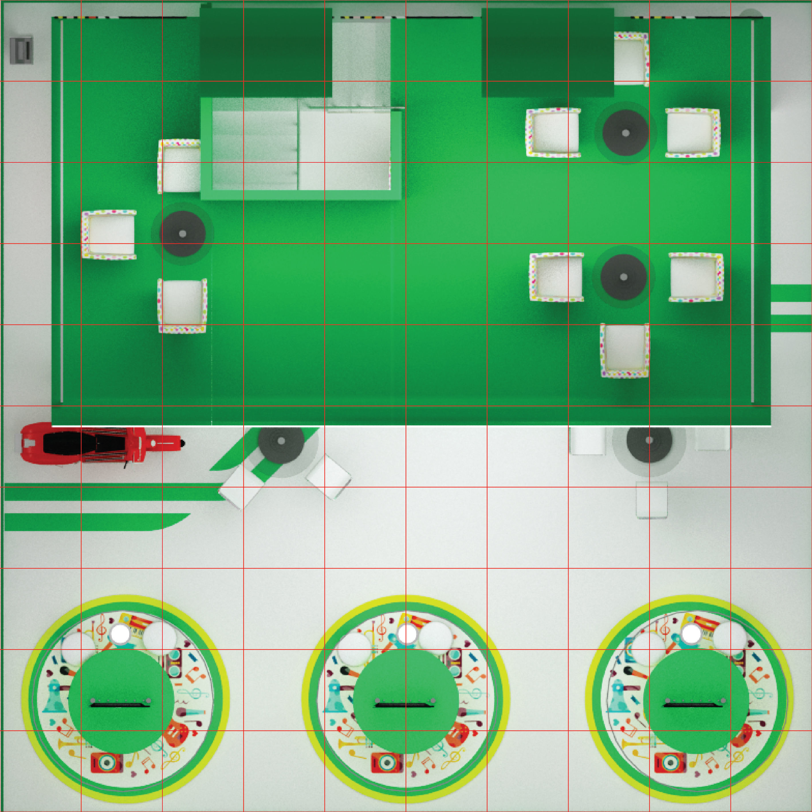 GRAB Booth Exhibition 3D model_6