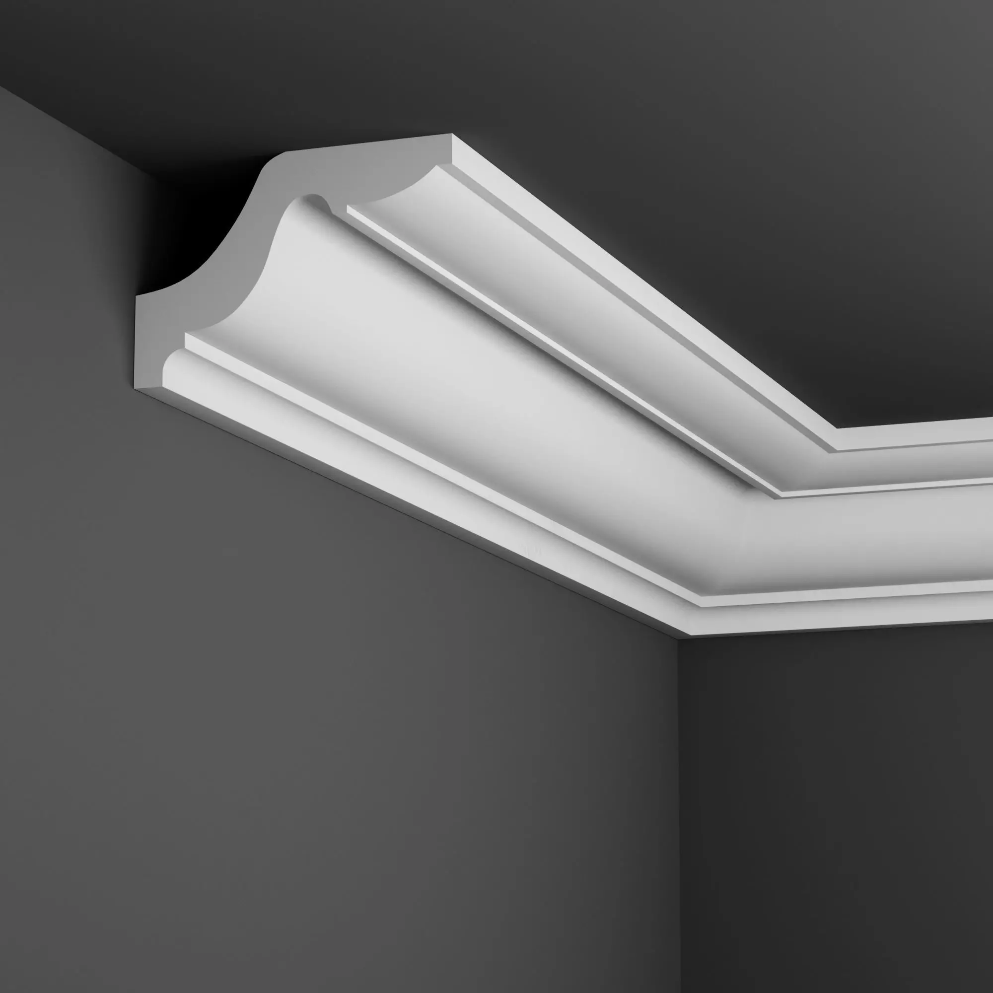 Cornice Moulding Low-poly 3D model_0