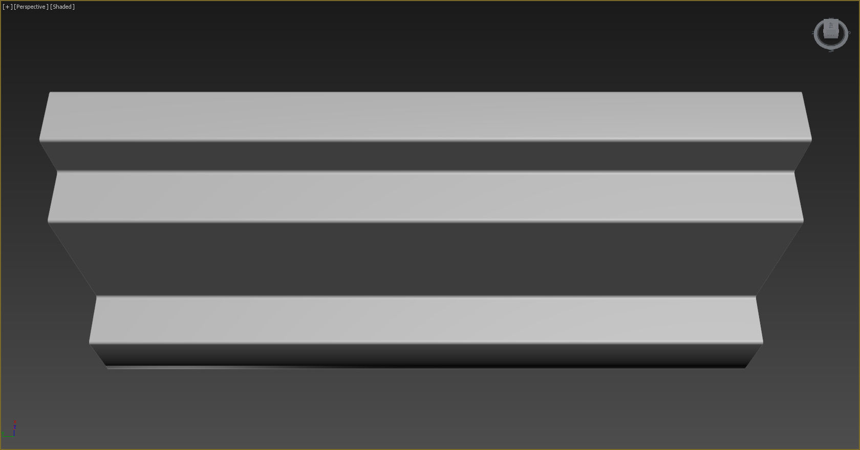 Cornice Moulding Low-poly 3D model_7