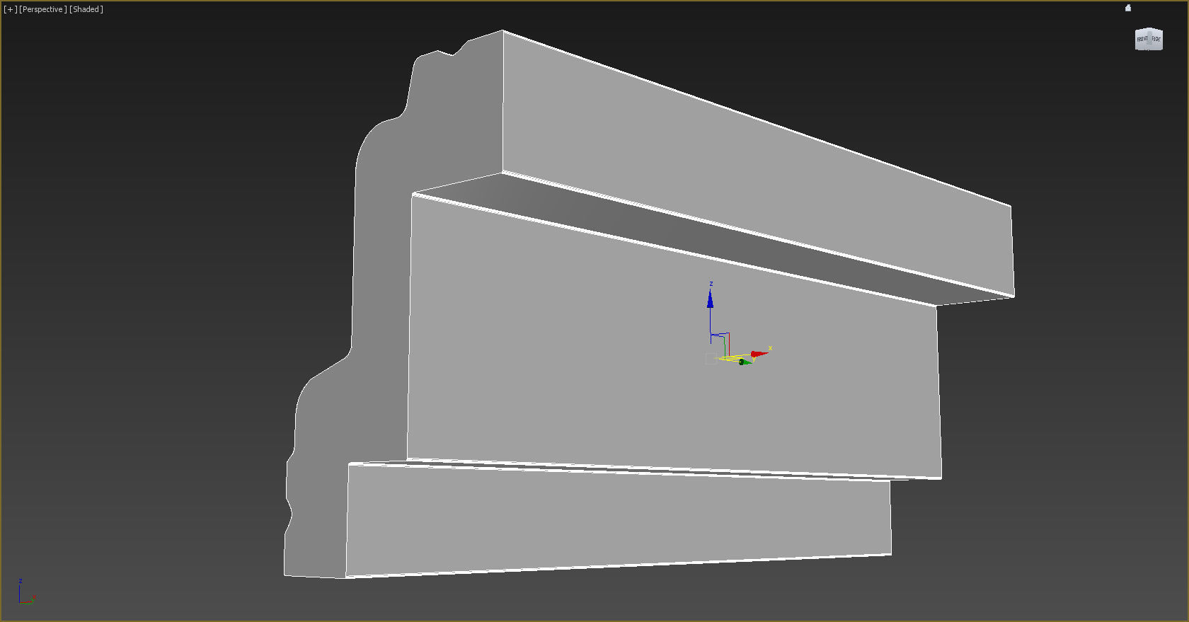 Cornice Moulding 3D model_2