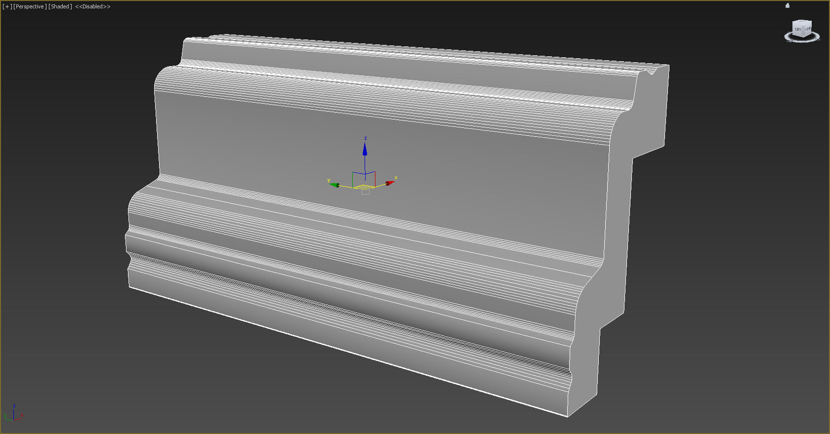 Cornice Moulding 3D model_4