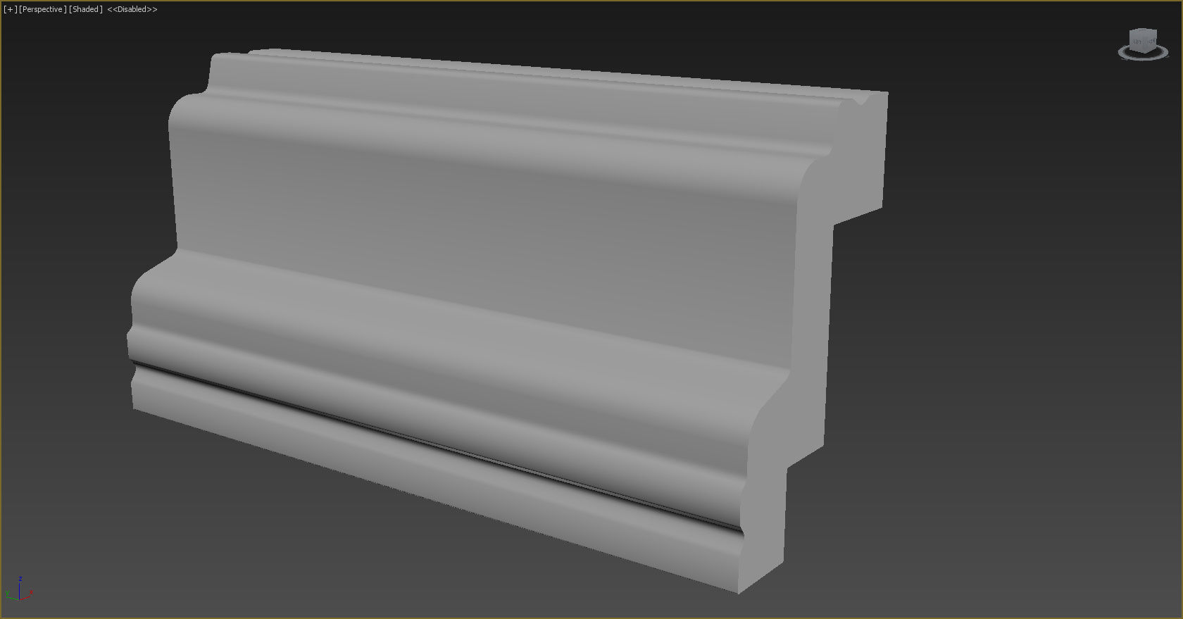 Cornice Moulding 3D model_3