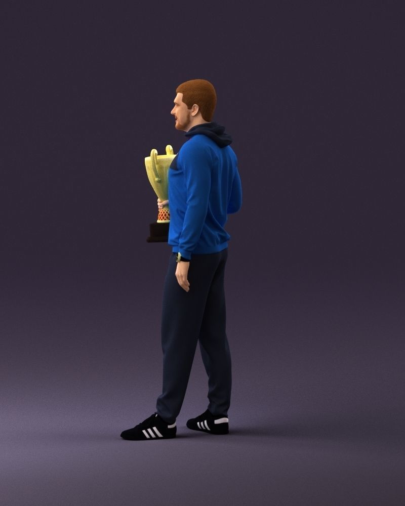 sportsman with cup 1073 3D Print Ready 3D print model_20