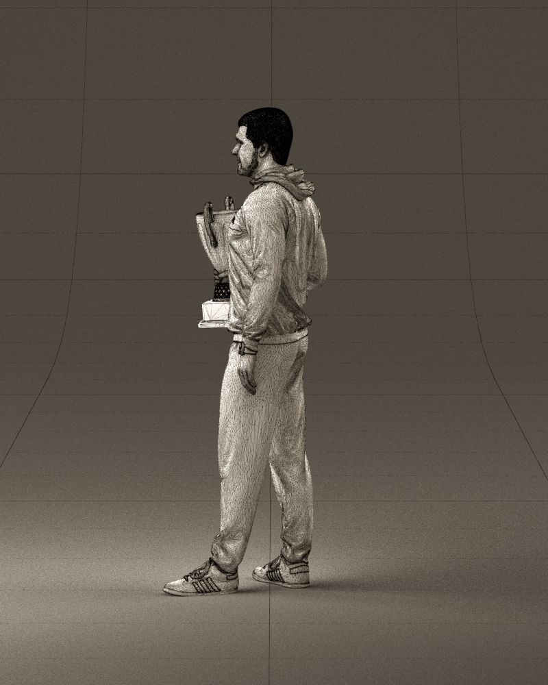 sportsman with cup 1073 3D Print Ready 3D print model_32